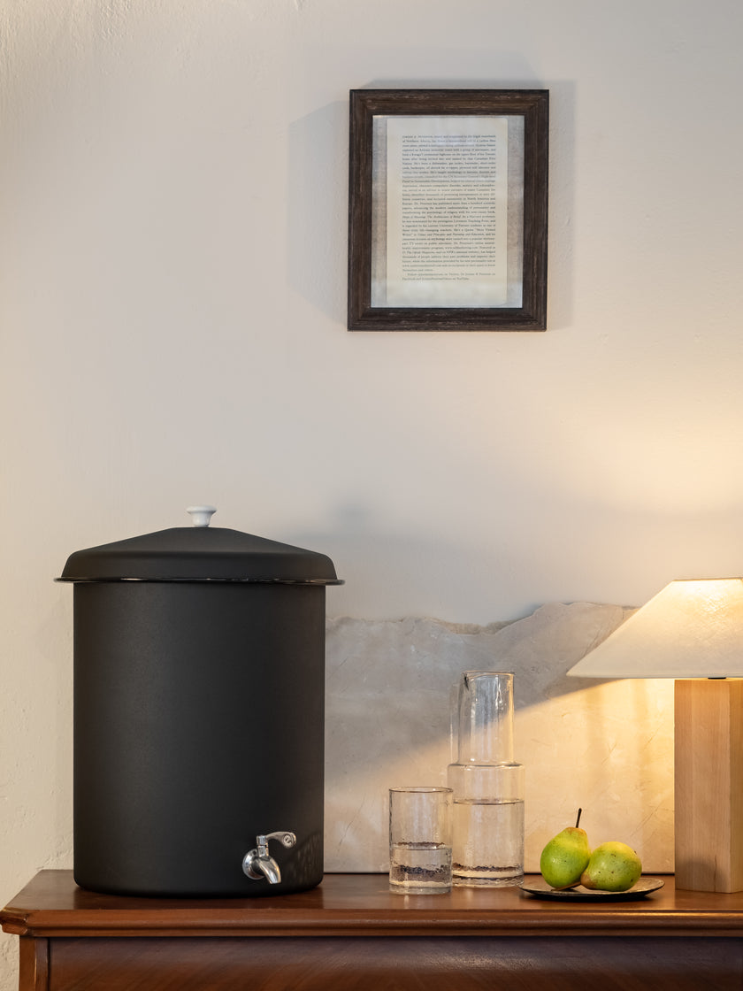 Ecofiltro Wasserfilter 20L - Schwarz matt