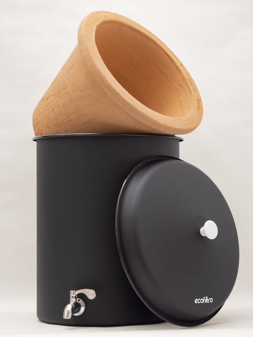 Ecofiltro Wasserfilter 20L - Schwarz matt