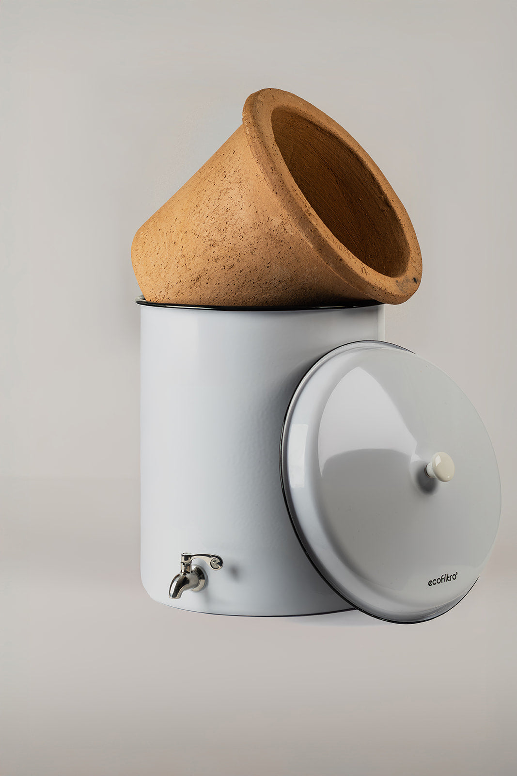 Ecofiltro Wasserfilter 20L - Weiß