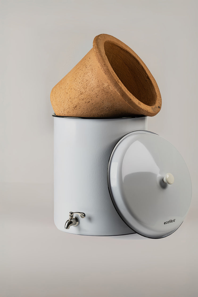 Ecofiltro Wasserfilter 20L - Weiß