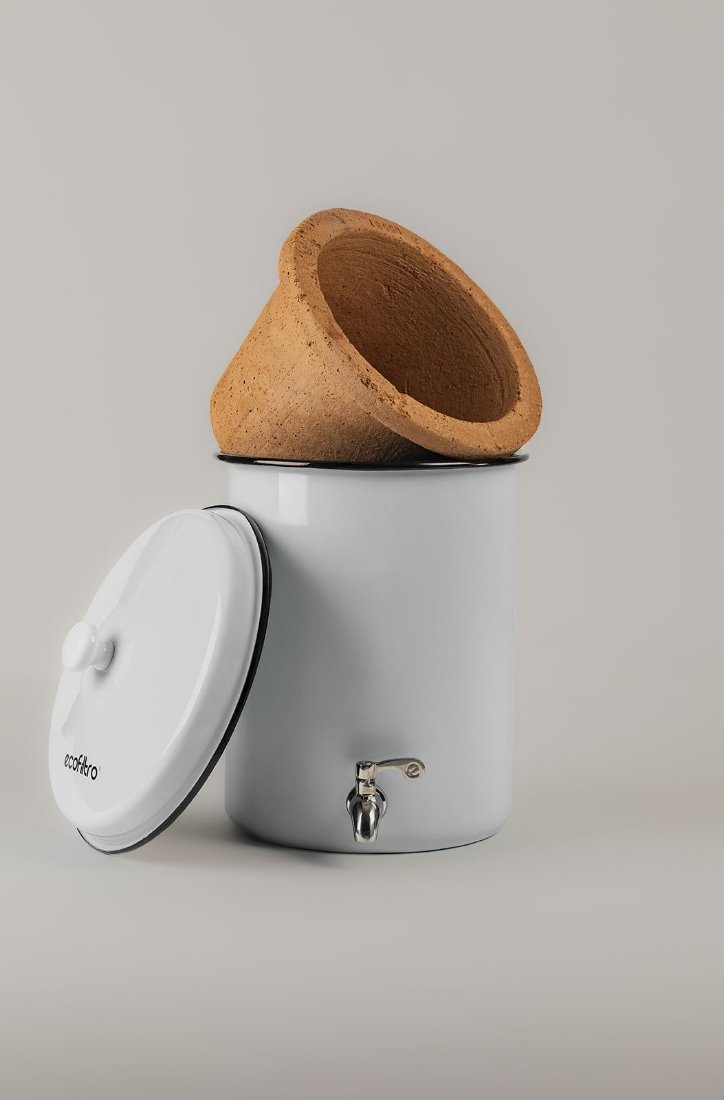 Ecofiltro Wasserfilter 5L - Weiß